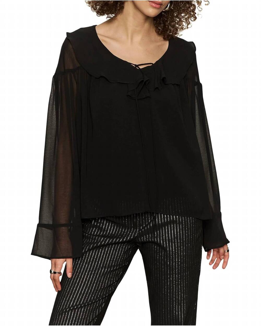 NEW SANCTUARY secret lover blouse in black